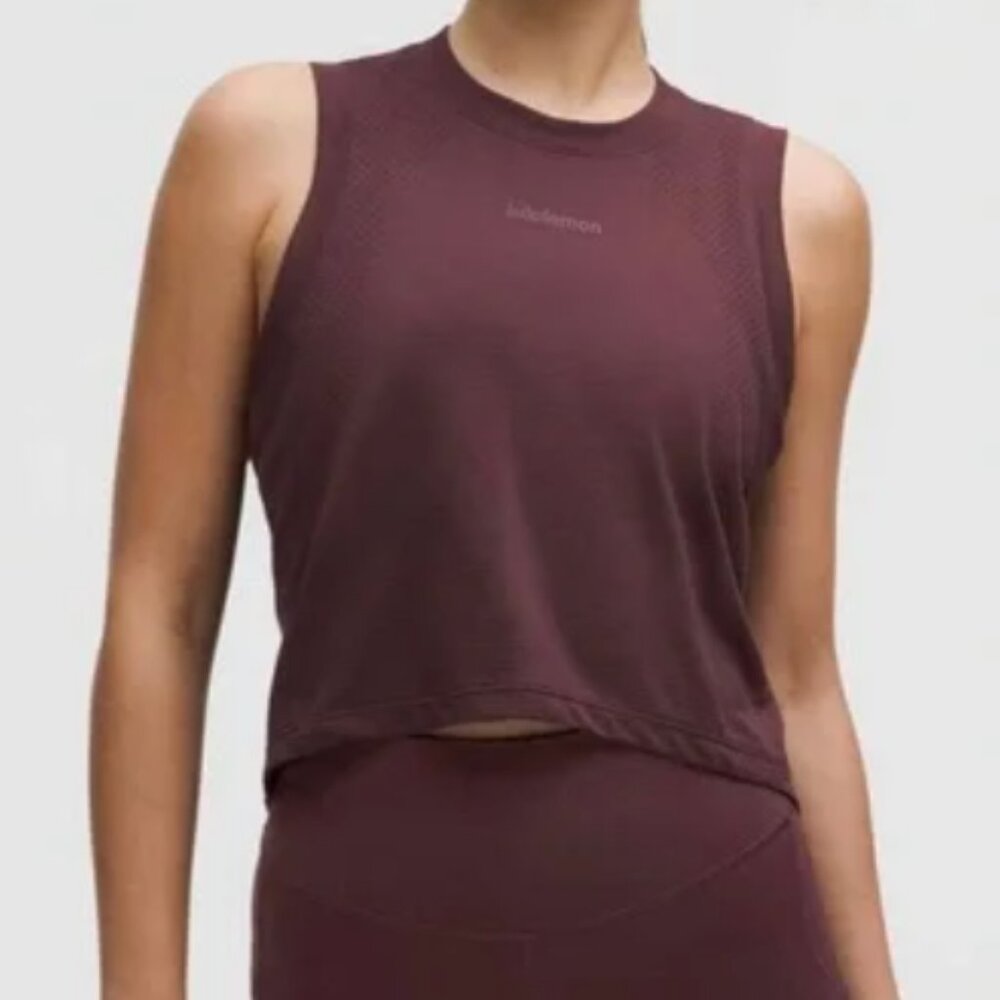 Lululemon Swiftly High-Low Cropped Tank Top